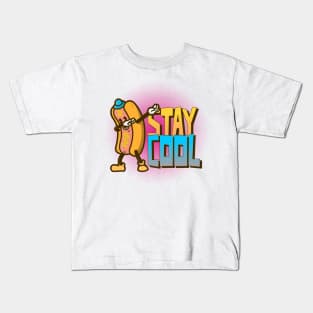 Dabbing Hot Dog Kids T-Shirt